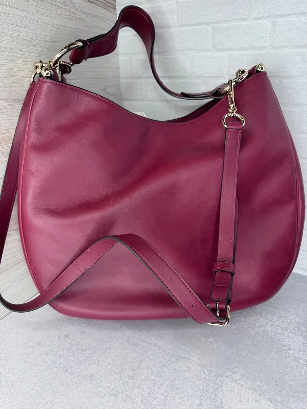 Coach smooth leather